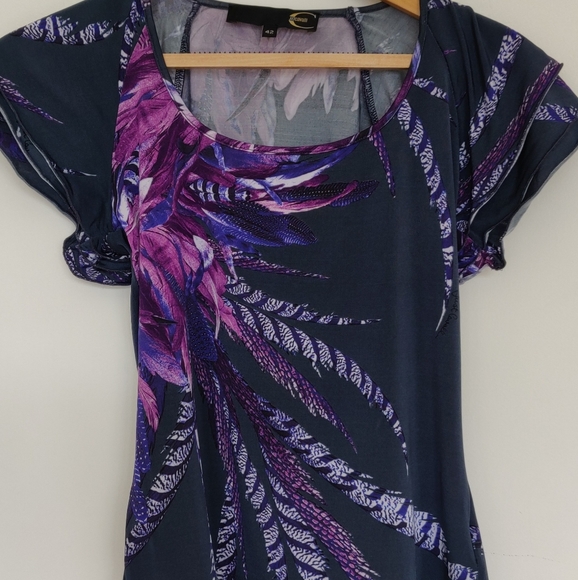 Roberto Cavalli Tops - Just Cavalli Blue Top 🇮🇹